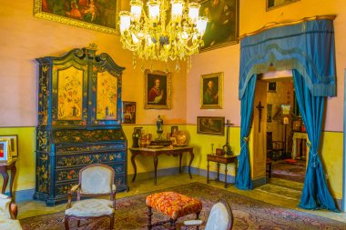 Valletta, Malta, 3 Mayıs 2017: Casa Rocca Piccola Valletta, Malt içinin