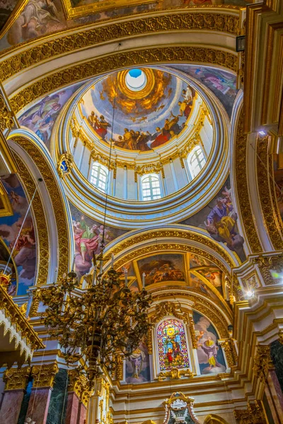 Μντίνα Μάλτα Μαΐου 2017 Θόλο Του Καθεδρικού Ναού Του Αγίου — Φωτογραφία Αρχείου