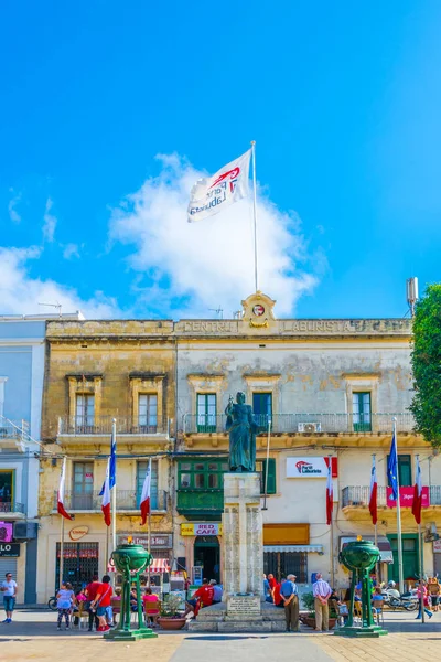 Victoria Rabat Malta Juni 2017 Utsikt Över Det Centrala Torget — Stockfoto