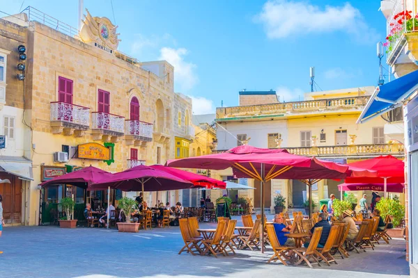 Victoria Rabat Malta Junio 2017 Vista Una Plaza Frente Basílica — Foto de Stock