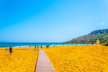 Ramla Bay, Malta, 7 Haziran 2017: Ir-Ramla bay Gozo, Malt adlı