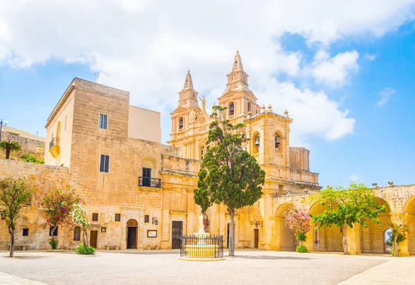 Parish Church Mellieha Malt — Stockfoto