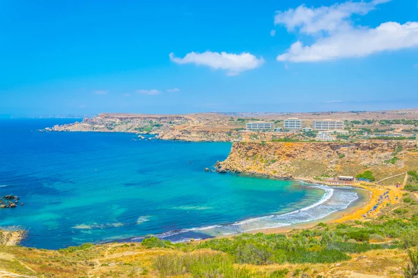 Ghajn Tuffieha Baai Aan Mout — Stockfoto