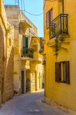 Victoria (Rabat), Gozo, Malt dar bir sokakta görünümünü