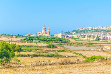 Gharb hava görünümünü Gozo, Malt