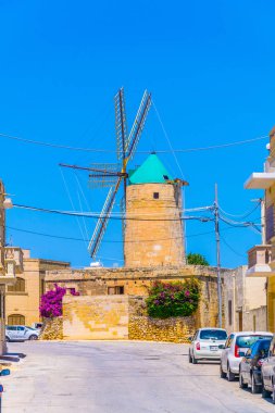Xaghra, Gozo, Malt, ta Kola yel değirmeni