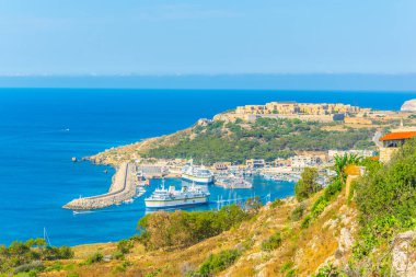 Mgarr havadan görünümü Gozo, Malt