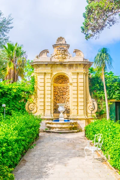 Gardens Palazzo Parisio Naxxar Malt — Stock Photo, Image