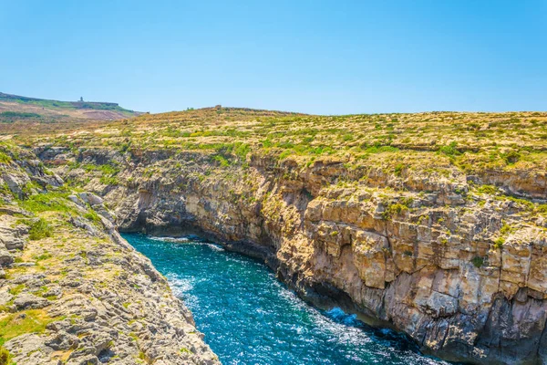 Wied Ghasri Bay Gozo Malz — Stockfoto