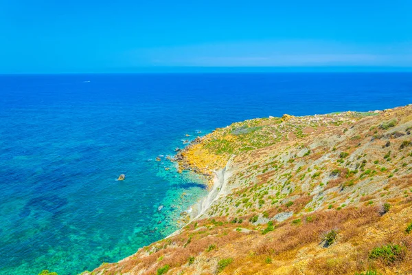 Вид Прочное Морское Побережье Гоцо Вблизи Марсалфорна Гоцо Мальта — стоковое фото