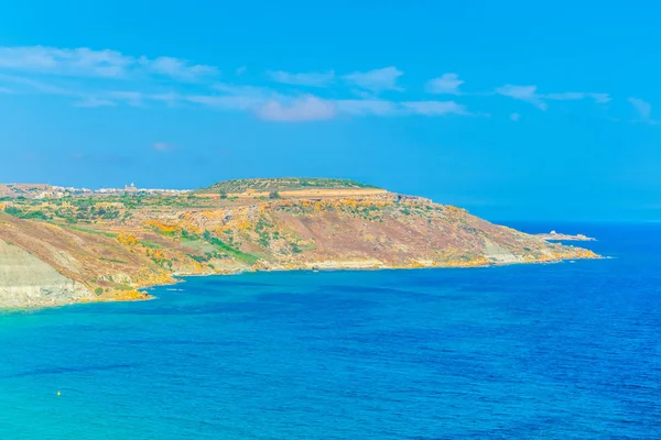 Вид Воздуха Залив Рамла Гозо Мальт — стоковое фото