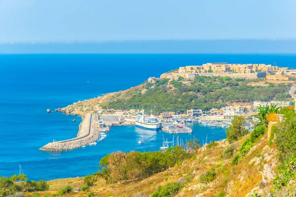 Vista Aérea Mgarr Gozo Malta — Foto de Stock