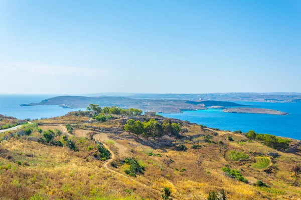 Uitzicht Comino Eiland Mout — Stockfoto