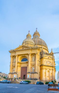 Xewkija, Gozo, Malt Rotunda St. John Baptist görünümünü
