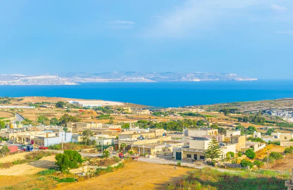 Vista Aérea Xewkija Gozo Malte — Fotografia de Stock