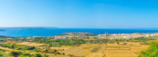 Aerial View Mgarr Gozo Malt — Stock Photo, Image