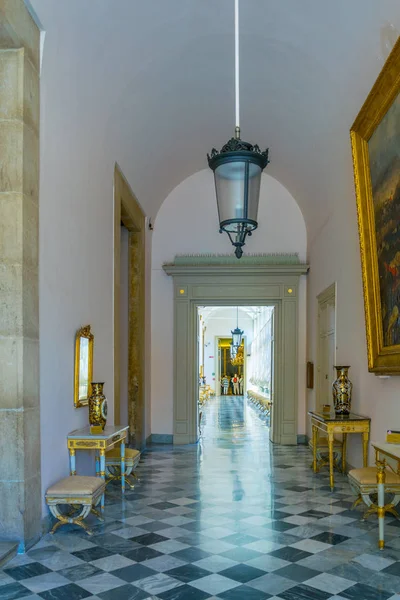 Palermo Italia Aprile 2017 Corridoio Palazzo Dei Normanni Palermo Sicilia — Foto Stock