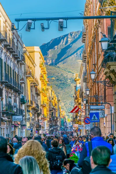 Palermo Italien April 2017 Blick Auf Eine Roma Palermo Sizilien — Stockfoto