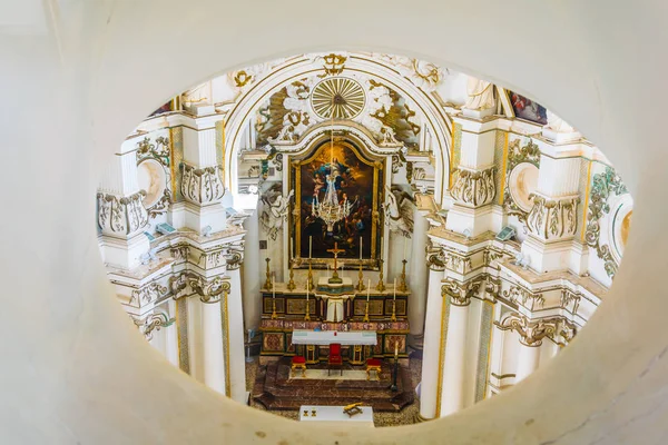 Noto Italia Abril 2017 Interior Chiesa Santa Chiara Noto Sicilia —  Fotos de Stock