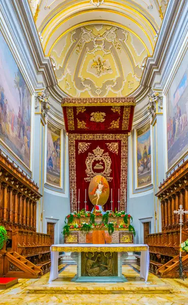 Ragusa Italia Abril 2017 Interior Catedral San Giovanni Battista Ragusa — Foto de Stock