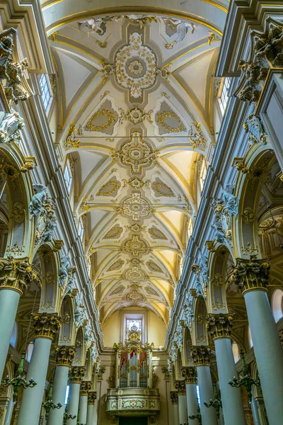 Ragusa Itálie Dubna 2017 Interiér Katedrály Saint Giovanni Battista Ragusa — Stock fotografie