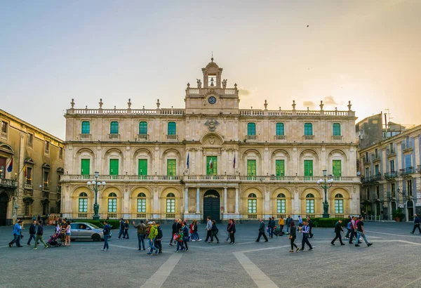 Catania Italië April 2017 Weergave Van Universita Degli Studi Catania — Stockfoto