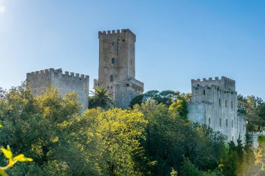 Castello di Venere Erice, Sicilya, İtal 'da.