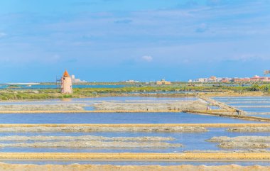 Saline di Trapani, Sicilya, İtal