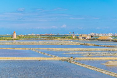 Saline di Trapani, Sicilya, İtal