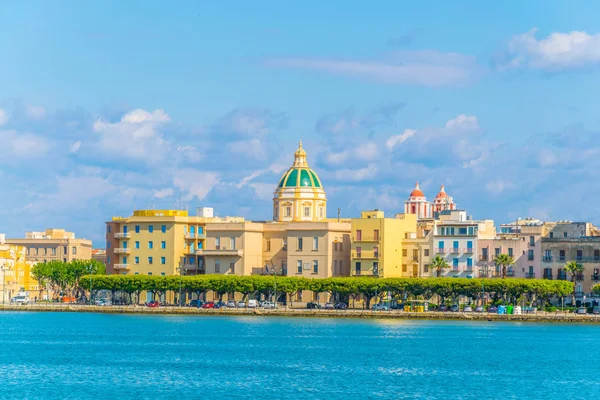 Port Trapani Szicília Ital — Stock Fotó