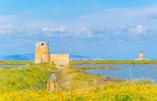 Saline Trapani シチリア島 イタリア — ストック写真