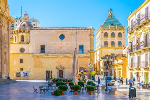 Blick Auf Die Piazza Loggia Marsala Sizilien Ital — Stockfoto