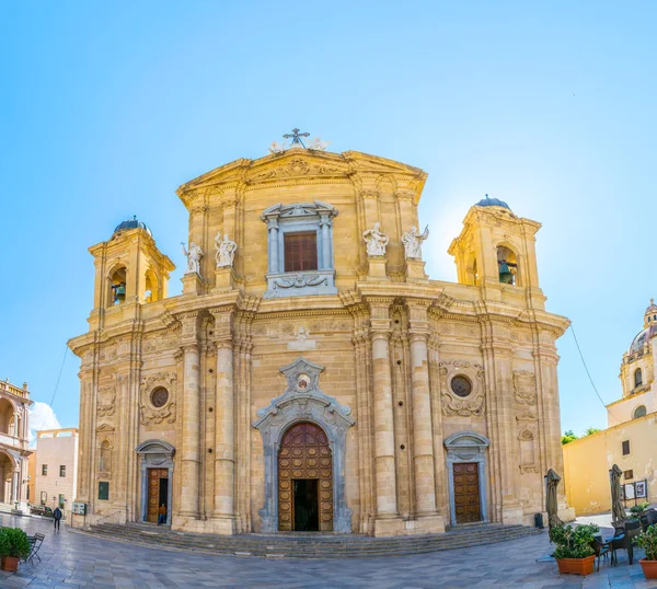Uitzicht Kathedraal Van Marsala Sicilië Ital — Stockfoto