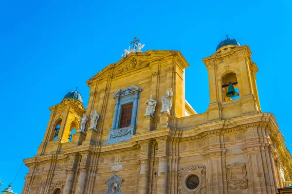 Vista Catedral Marsala Sicília Ital — Fotografia de Stock