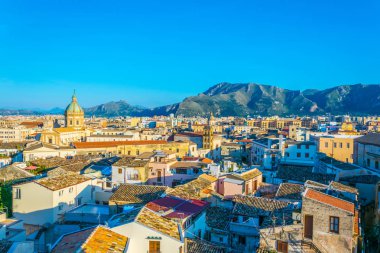 Palermo, Sicilya, Ital havadan görünümü