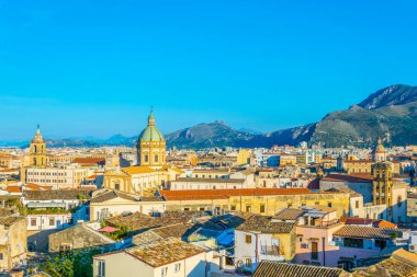 Palermo, Sicilya, Ital havadan görünümü