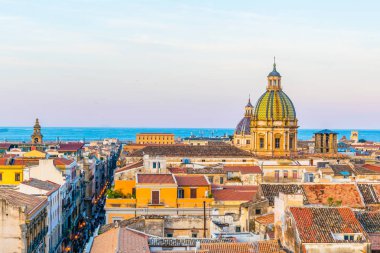 Palermo, Sicilya, Ital havadan görünümü