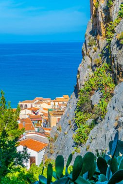 Sicilya kasaba cefalu, Ital havadan görünümü
