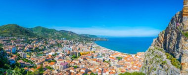 Sicilya kasaba cefalu, Ital havadan görünümü