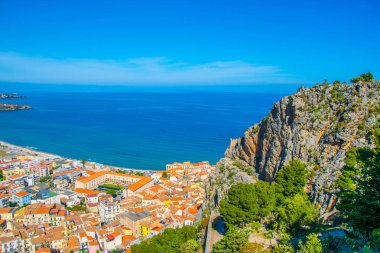 Sicilya kasaba cefalu, Ital havadan görünümü