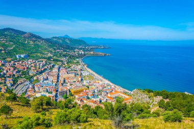 Sicilya kasaba cefalu, Ital havadan görünümü