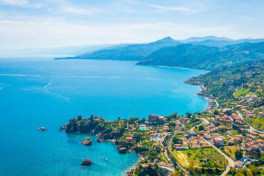 Sicilya kasaba cefalu, Ital havadan görünümü