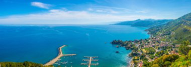 Sicilya kasaba cefalu, Ital havadan görünümü