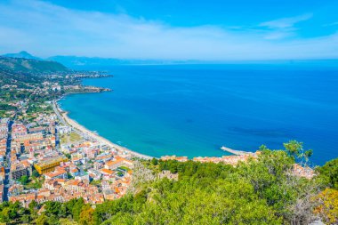 Sicilya kasaba cefalu, Ital havadan görünümü