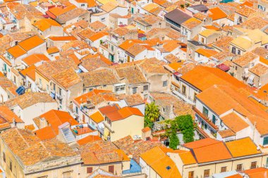 Sicilya kasaba cefalu, Ital havadan görünümü