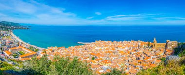 Sicilya kasaba cefalu, Ital havadan görünümü