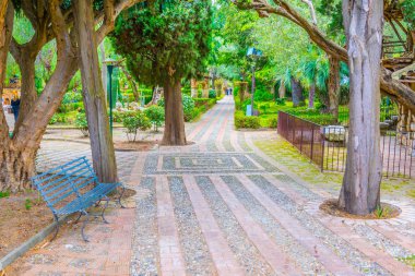 Park Giardini della villa komunale Taormina, Sicilya, Ital