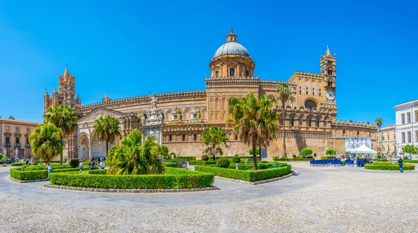 Detalhe Catedral Palermo Sicília Ital — Fotografia de Stock
