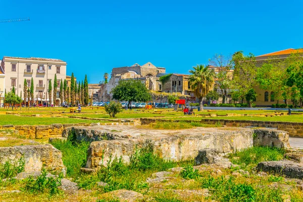 Vista Ruinas Piazza Sant Euno Palermo Sicilia Ital — Foto de Stock