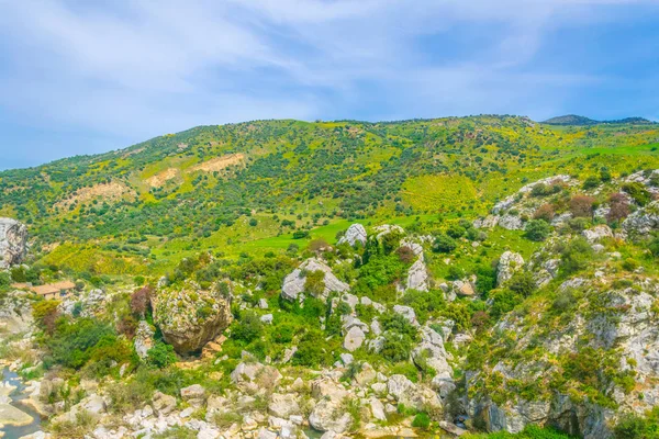 Natura Nella Sicilia Centrale Ital — Foto Stock